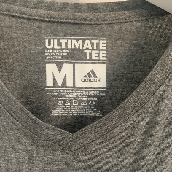 Adidas Grey Ultimate Tee - Picture 3 of 4